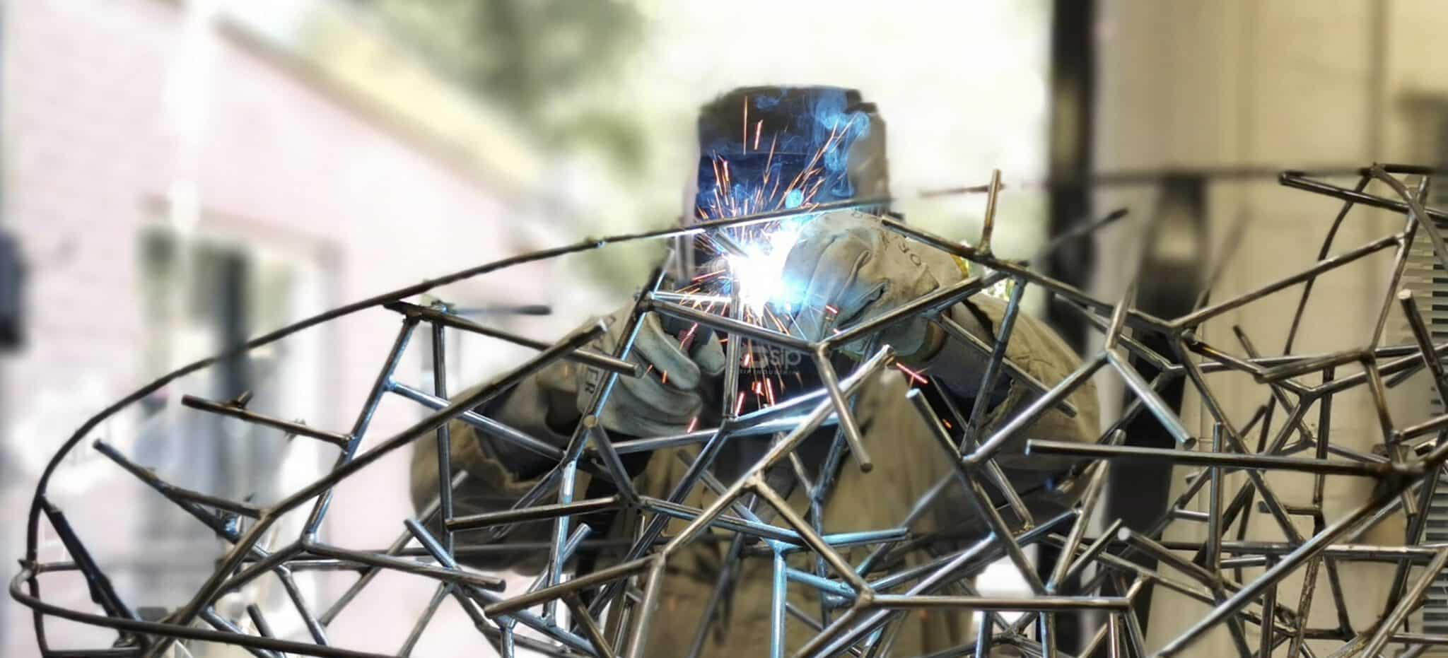 annet van egmond welding sculpture artwork art space bussum female artist